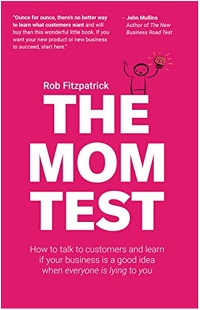 book cover the mom test